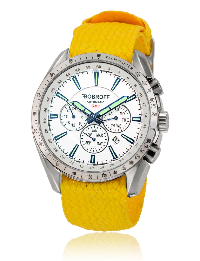 Bobroff - Relógio masculino Bobroff Perlon Bf0015V2-S007