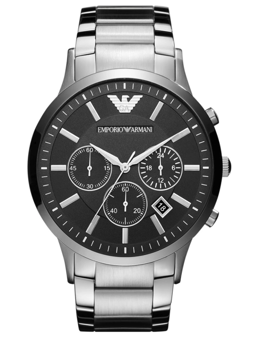 Armani - Relógio de aço inoxidável Ar2460 masculino