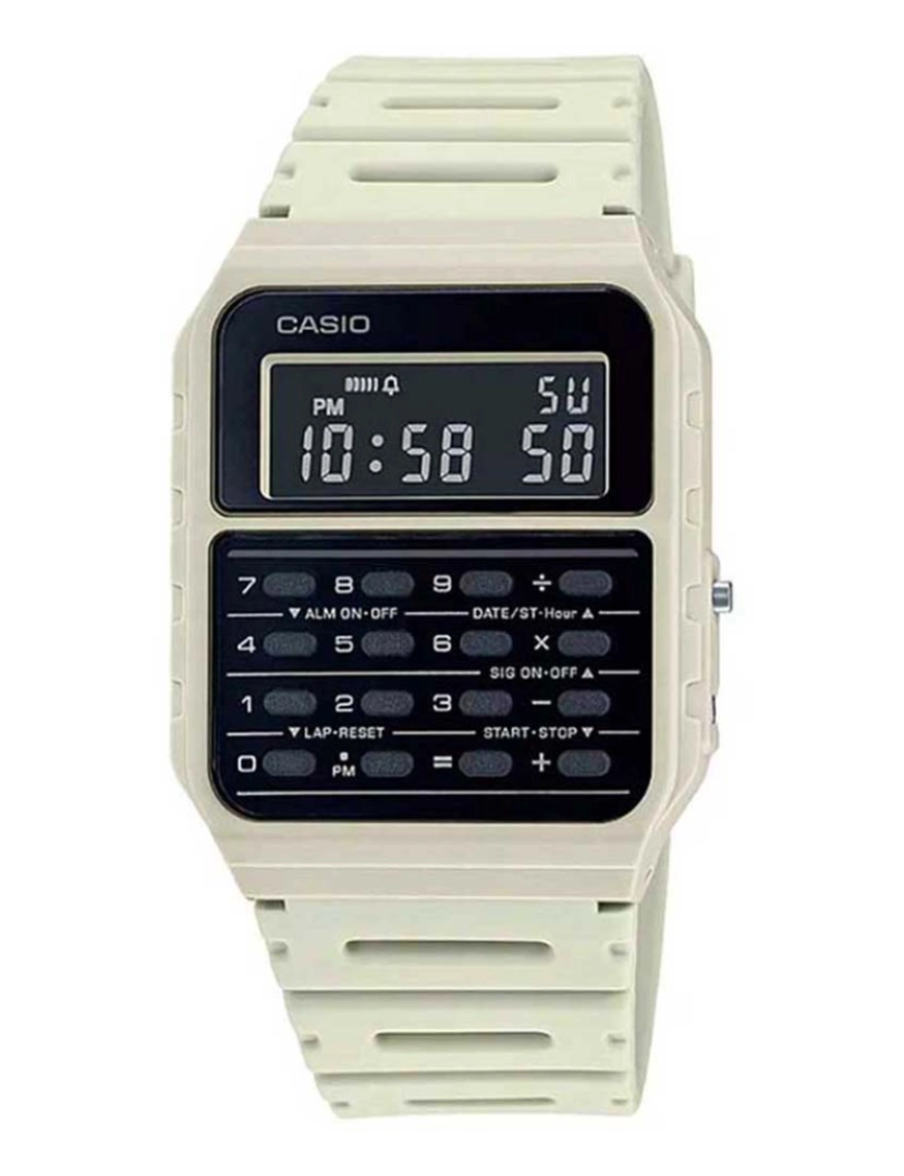 Casio - Relógio Unisexo Casual Branco