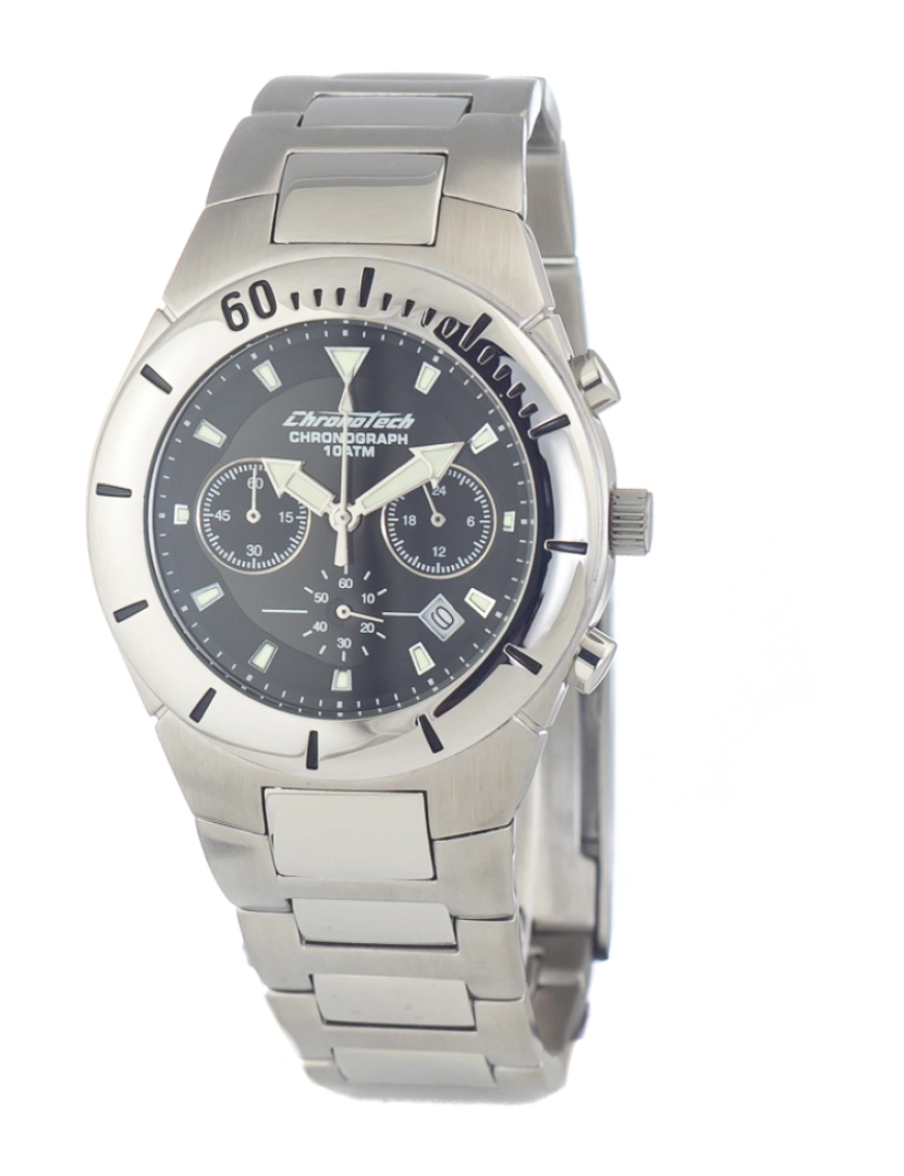 Chronotech - Unisex Chronotech aço Ct7250L-03