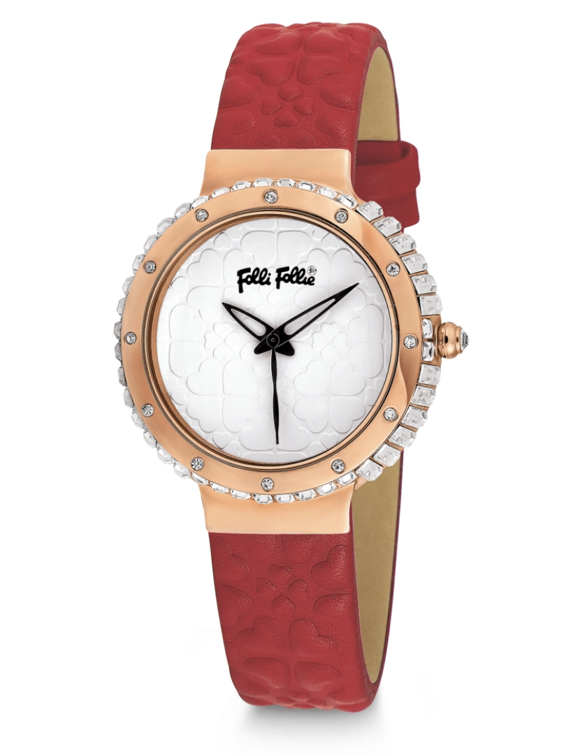 Folli Follie - Relógio das mulheres Folli Follie Couro Wf13b032pr