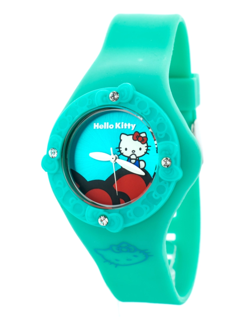 Hello Kitty - Relógio das mulheres Olá Kitty Caucho Hk7158Ls-13