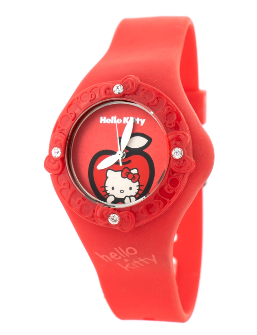 Hello Kitty - Relógio das mulheres Olá Kitty Caucho Hk7158Ls-18