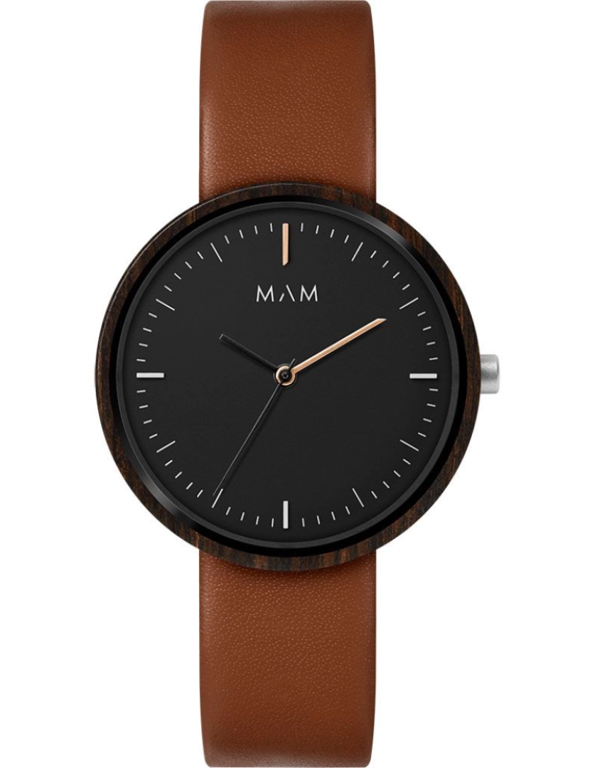 Mam - Relógio de couro masculino mam646