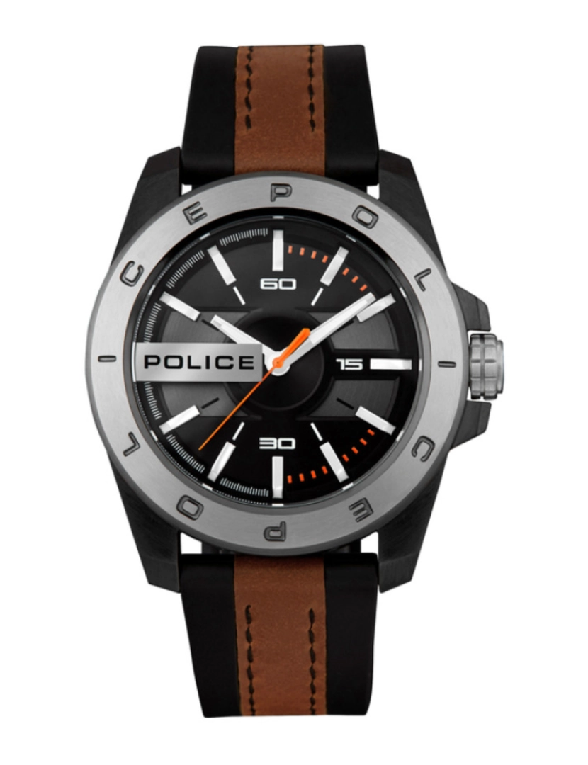 Police - Relógio Masculino Polícia Couro R1453310002