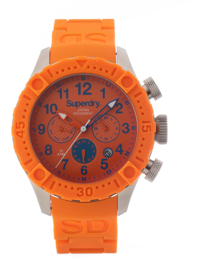 Superdry - Superdry masculino relógio de silicone Syg142o
