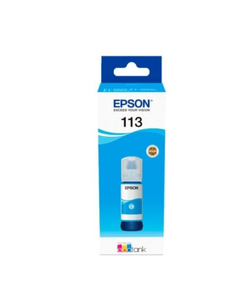 Epson - Recarga de tinta EPSON EcoTank 113 Cian