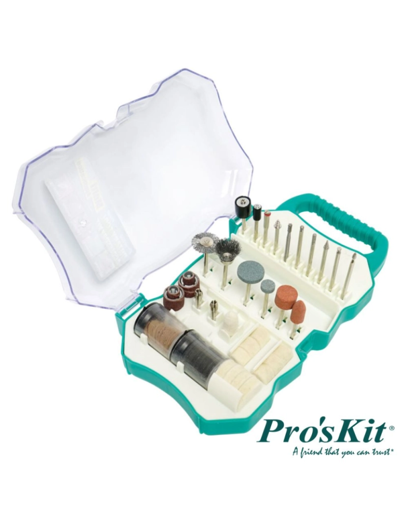 Proskit - Conjunto 109 Acessórios P/ Moagem / Polir Proskit