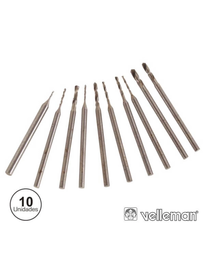 Velleman - Conjunto De 10 Brocas Mini-Drill Velleman
