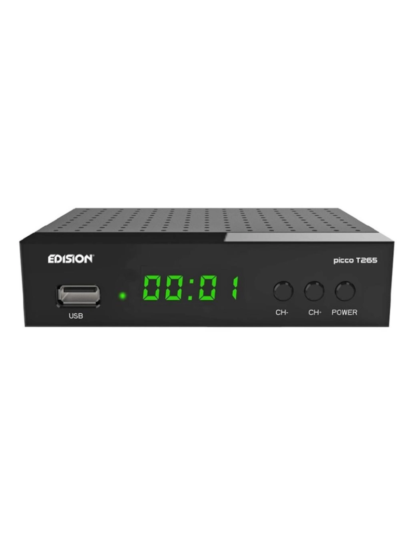 Edision - Recetor Digital TDT Edision Picco T265+ DVB-T2/C