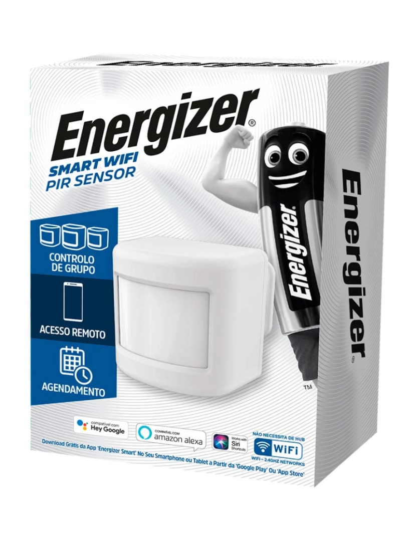 Energizer - Detetor De Movimentos Energizer Interior PIR WiFi