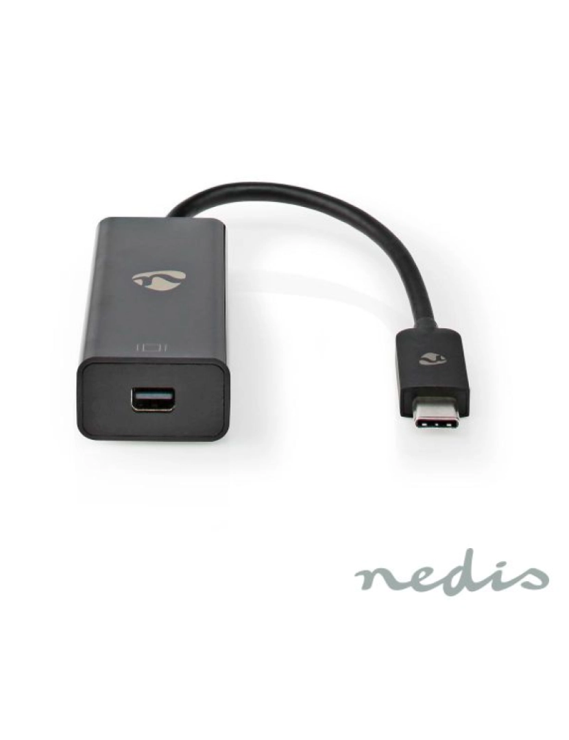 Nedis - Adaptador USB-C / MIni Displayport Preto NEDIS