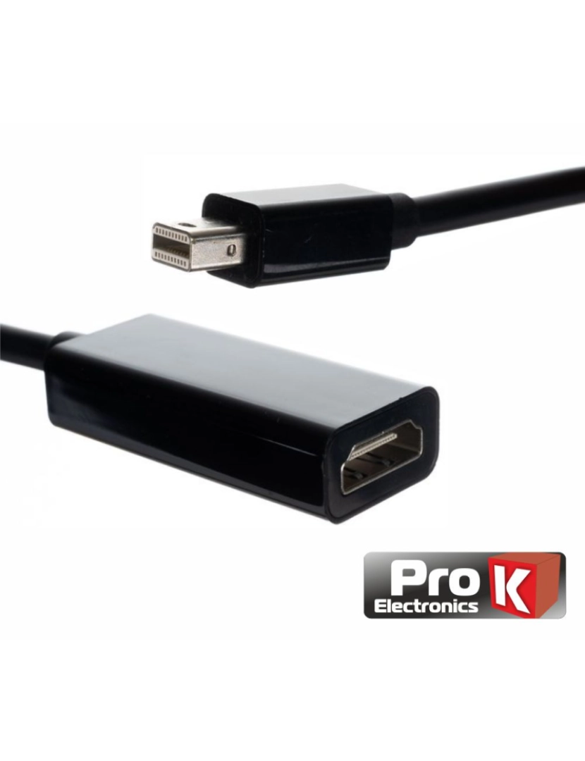 Prok - Adaptador Mini Displayport Macho / HDMI Fêmea PROK