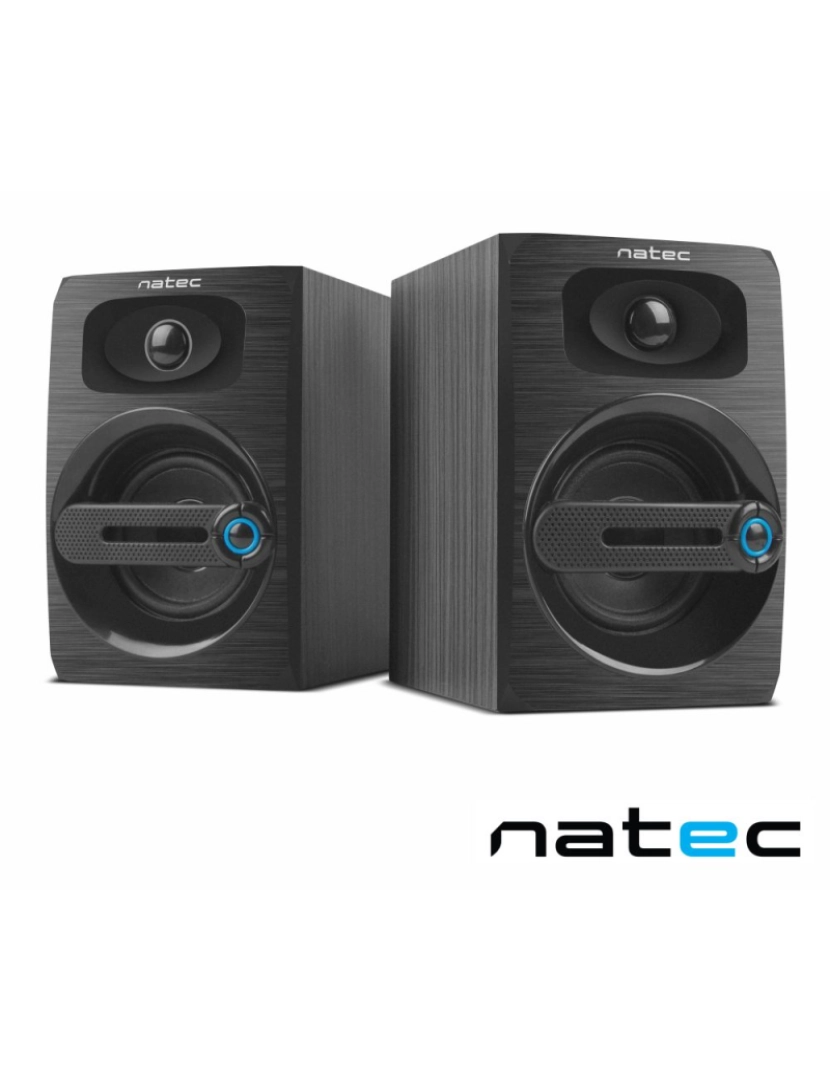 Natec - Conjunto 2 Colunas PC 2.0 6W Jack/USB NATEC