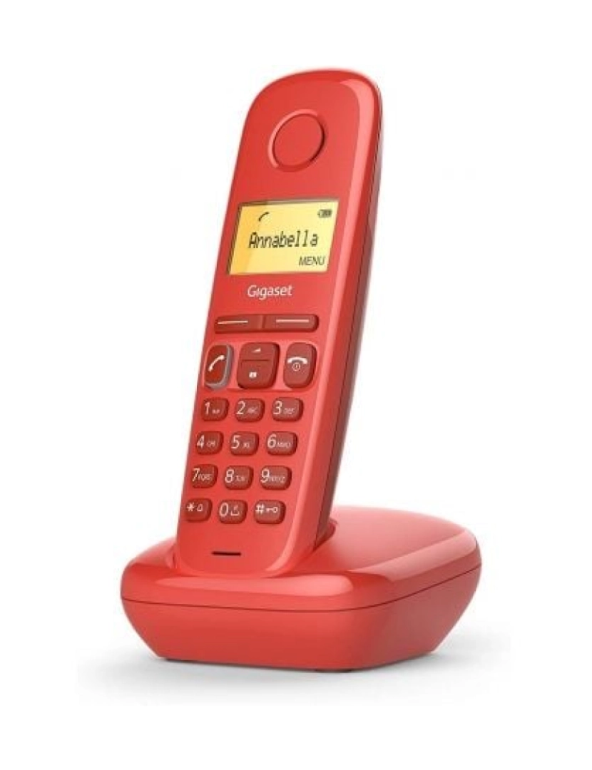 Gigaset - Telefone Digital Wireless Gigaset A170 Vermelho