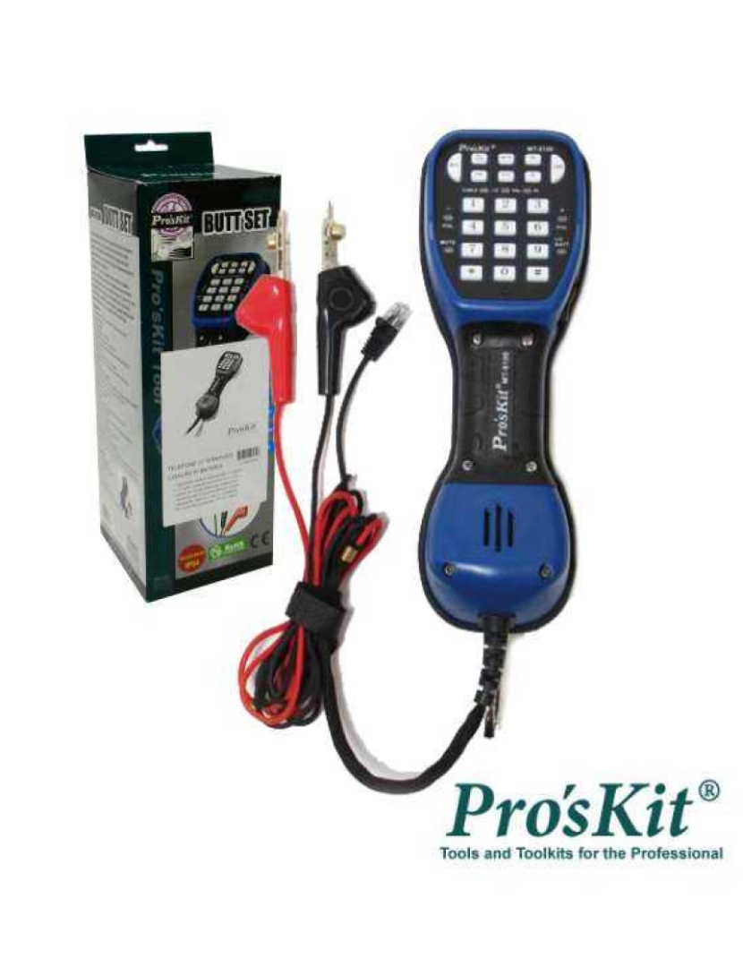 Proskit - Telefone C/ Terminais Ligação P/ Bateria Proskit