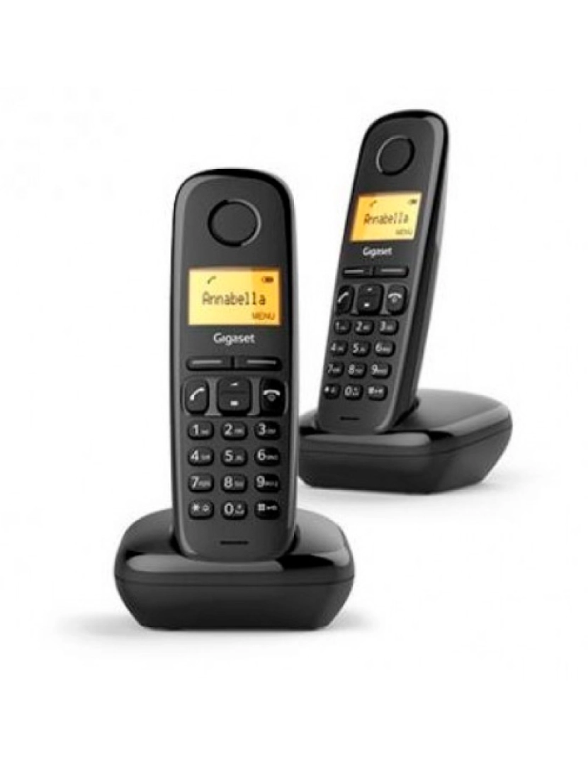 imagem de Telefone Wireless Gigaset A170 Duo Preto1