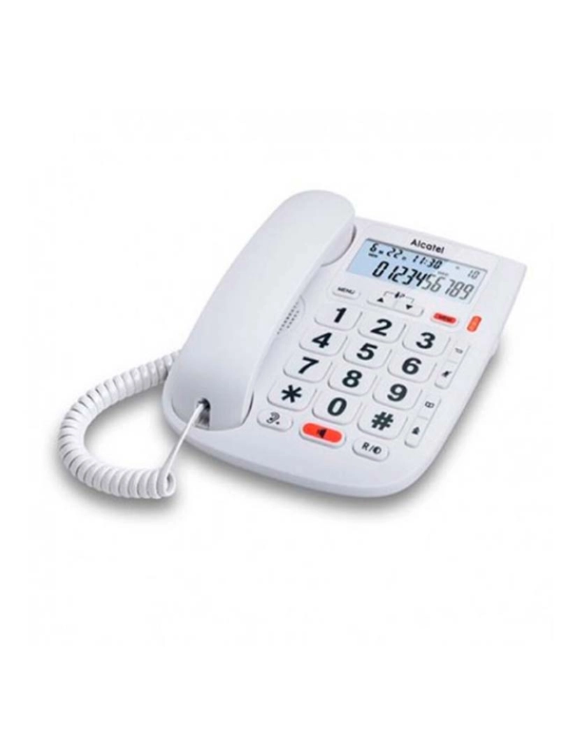 Alcatel - Telefone Fixo para Idosos T MAX 20 Branco