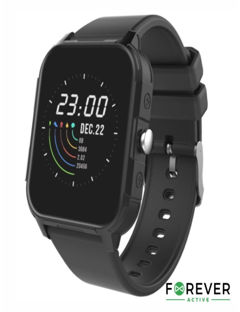 Forever - SmartWatch P/ Android iOS IGO2 Criança Preto FOREVER        