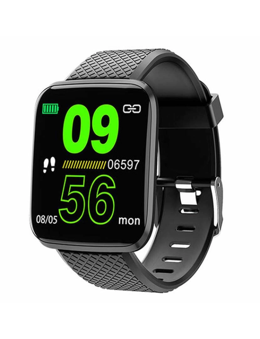 Denver - Smartwatch Multifunções P/ Android Ios Preto     