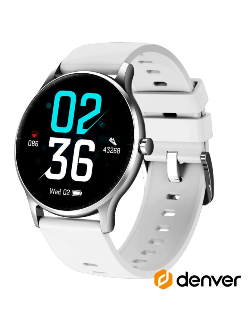 Denver - SmartWatch P/ Android iOS Branco DENVER