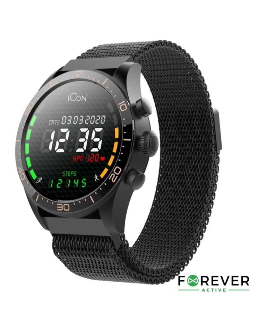 Forever - SmartWatch Multifunções P/ Android iOS ICON FOREVER