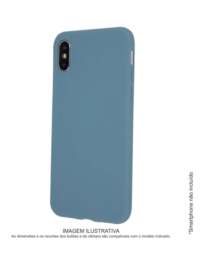 Div - Capa TPU Anti-choque P/ iPhone 11 Pro Cinza Azul