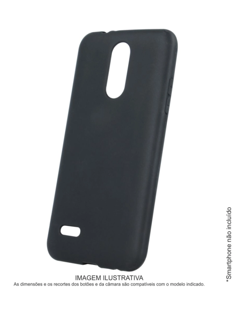 Div - Capa TPU Anti-choque P/ iPhone X/XS Preto