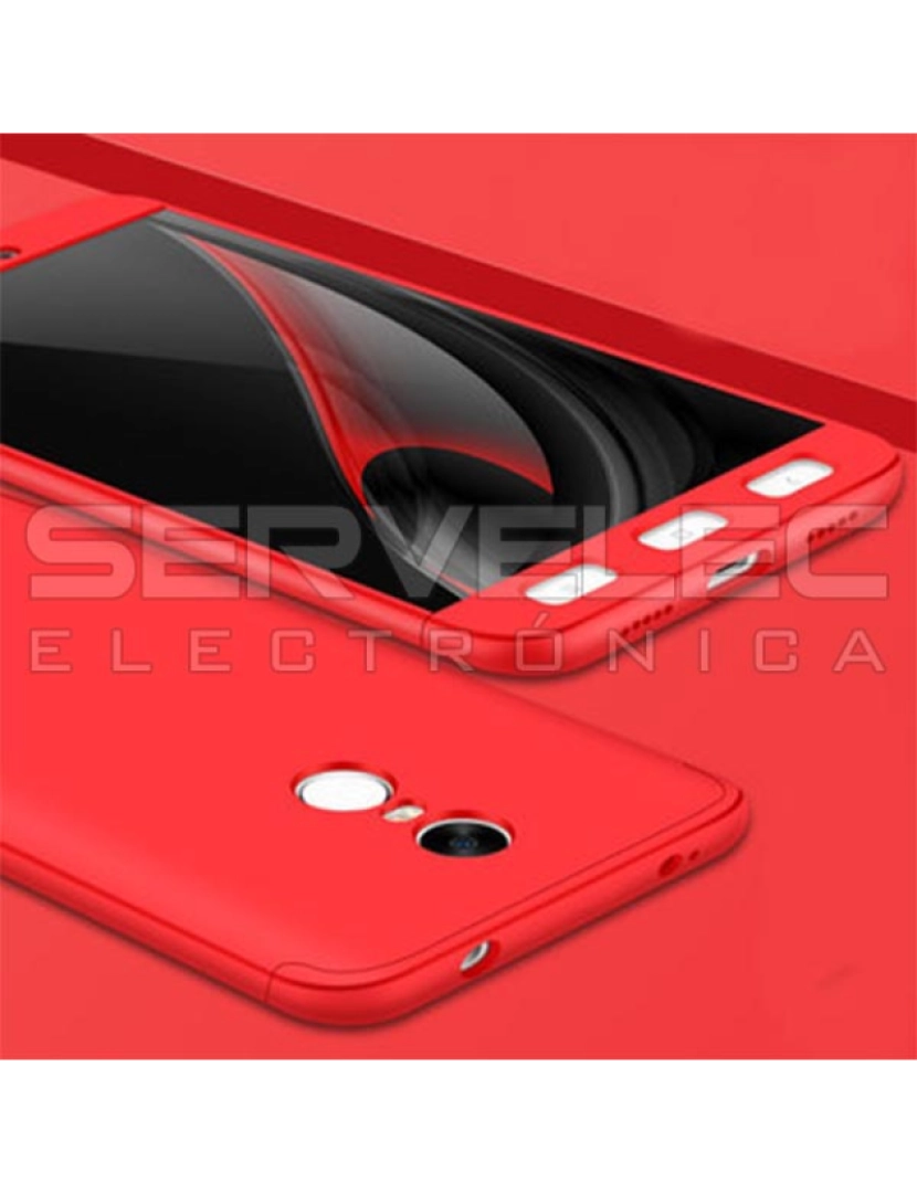 Kxpower - Capa Protetora Para Xiaomi Redmi Note 4 Vermelha Kxpower