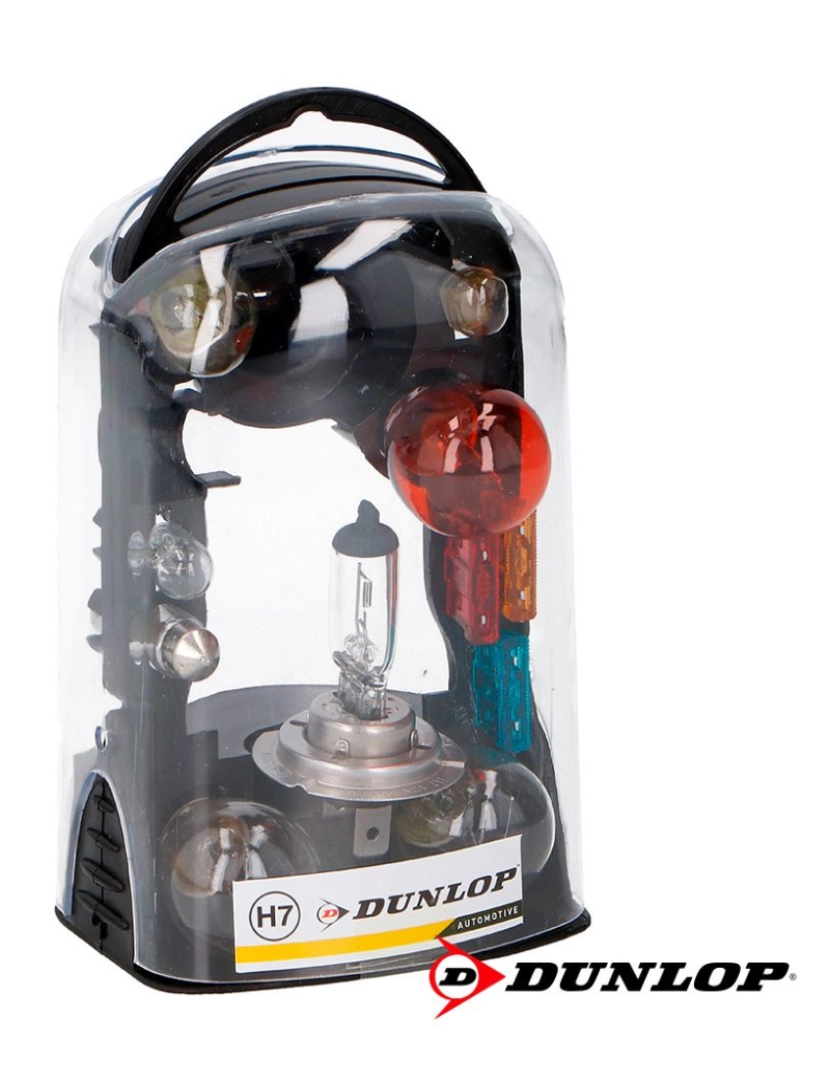 Dunlop - Kit Lâmpadas E Fusíveis P/ Automóvel 12V H7 DUNLOP