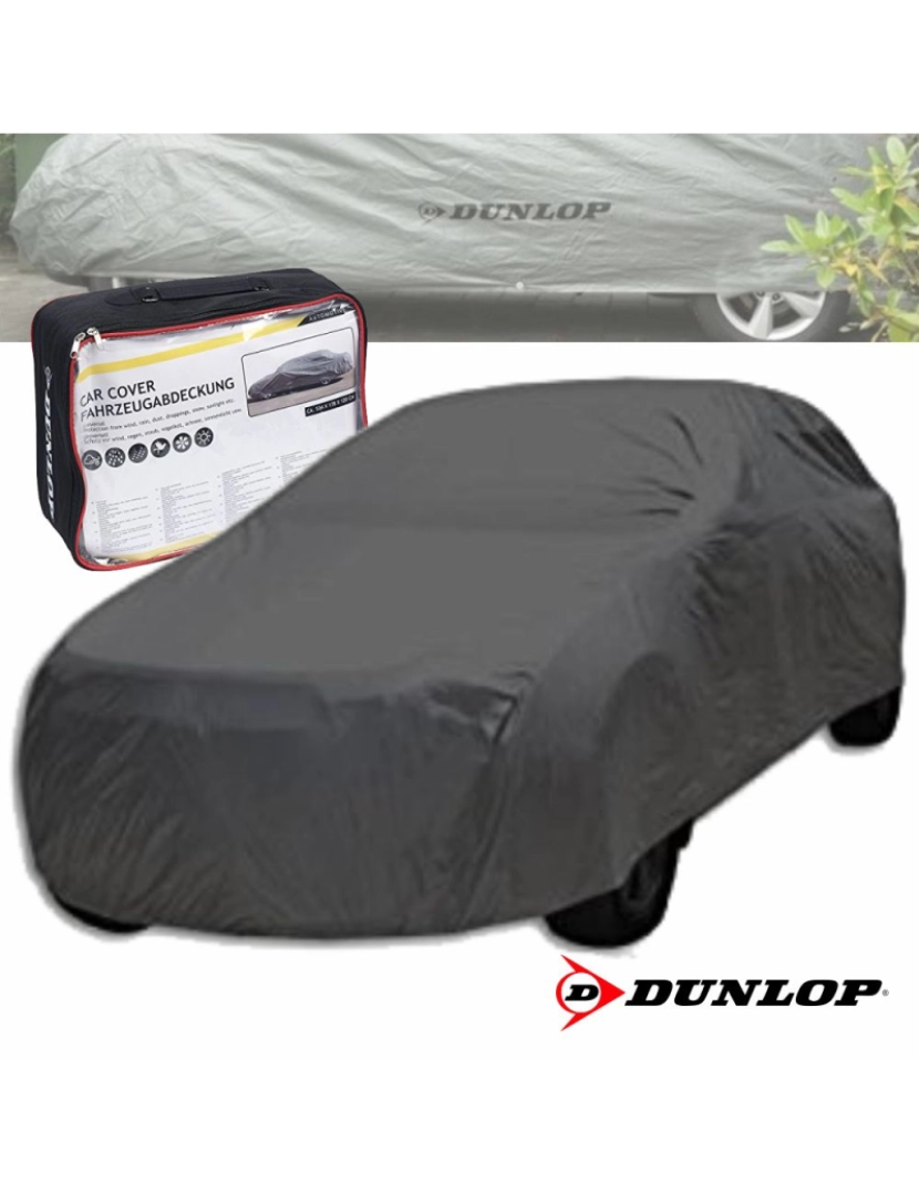 Dunlop - Capa Protetora Impermeável P/ Automóvel Dunlop