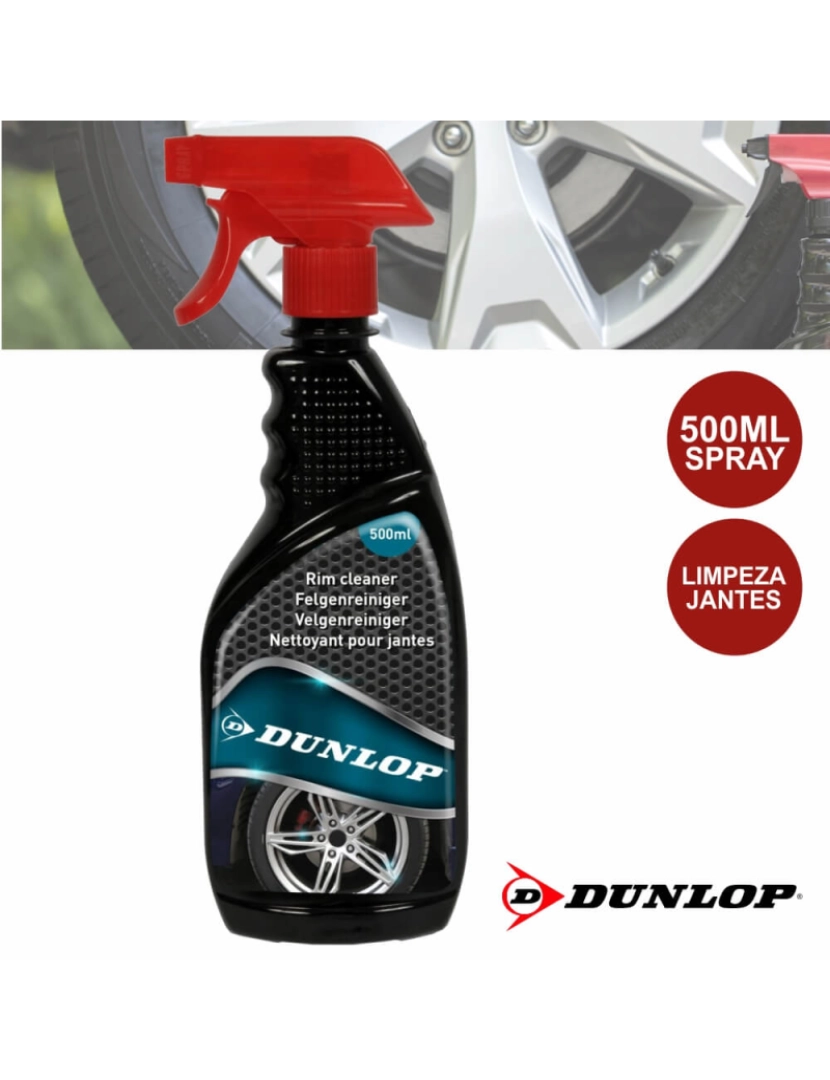 Dunlop - Spray De Limpeza Para Jantes 500ml Dunlop