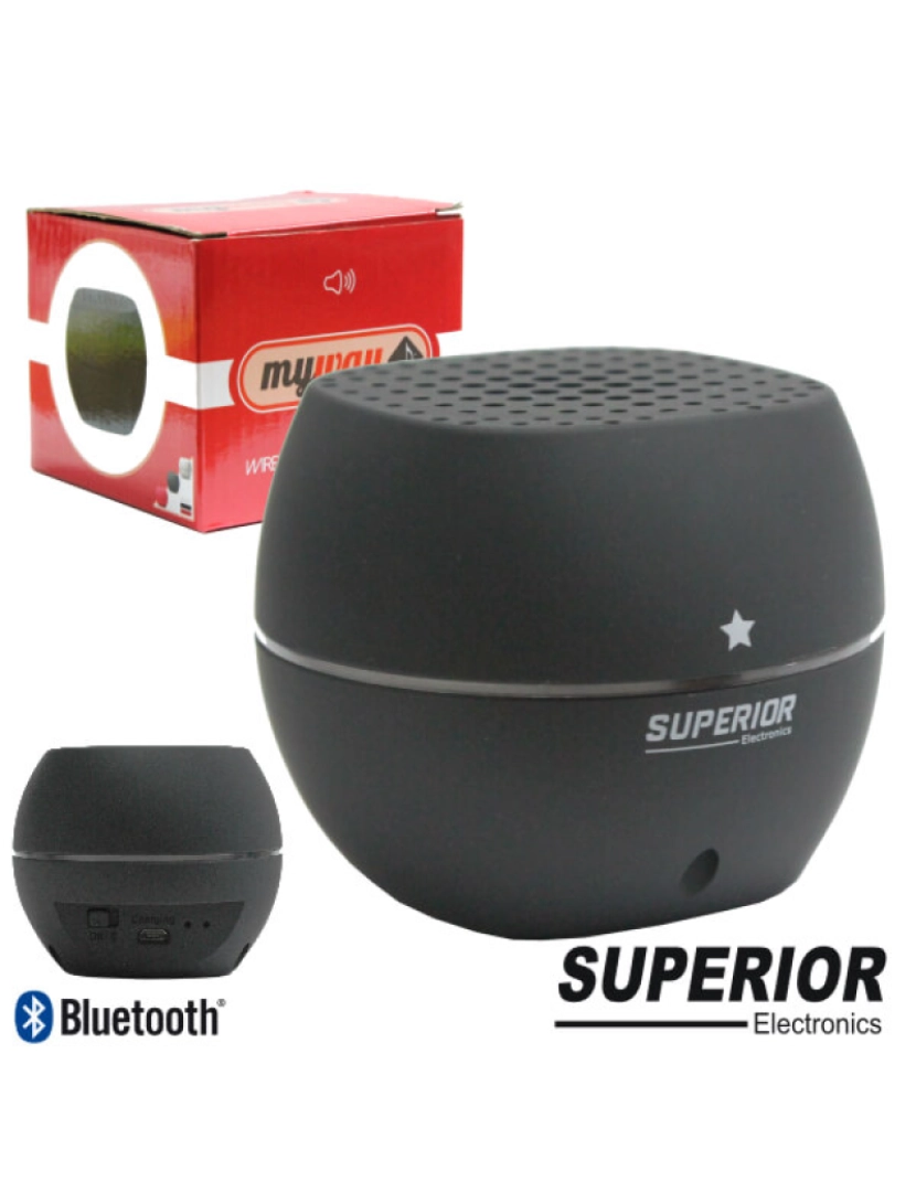 Superior - Coluna Bluetooth Portátil 3w Superior
