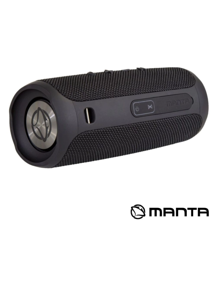 Manta - Coluna Bluetooth Portátil 2x5W USB/SD/FM/AUX/Bat MANTA