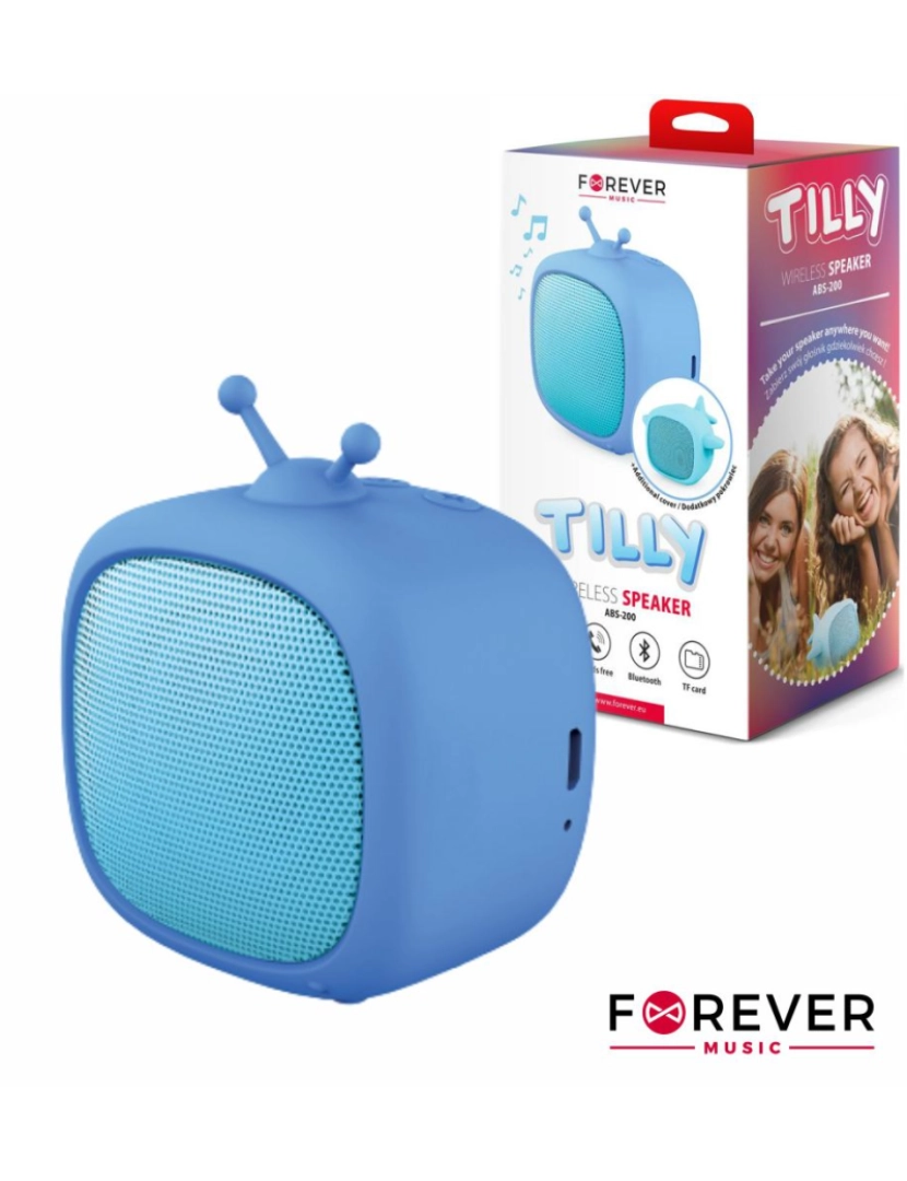 Forever - Coluna Bluetooth Portátil 3W Tilly  FOREVER