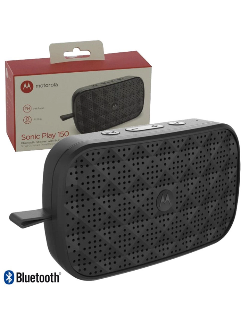 Motorola - Coluna Bluetooth V4.1 Portátil USB/FM/Aux Motorola 