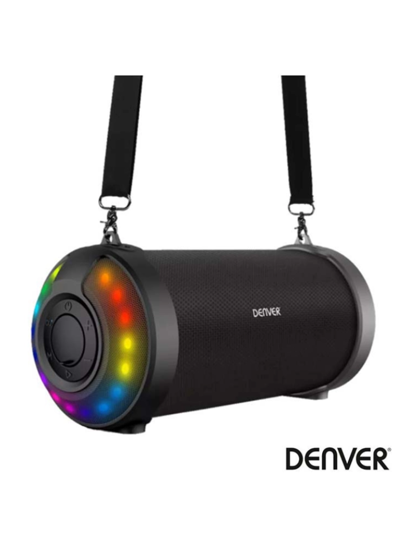 Denver - Coluna Bluetooth Portátil Bat/Mp3/USB/AUX             