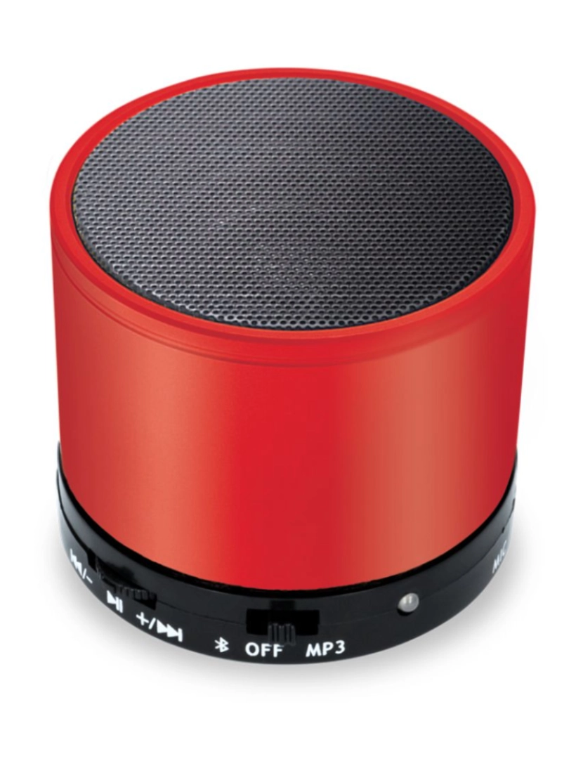 Setty - Coluna Bluetooth 3W BAT Vermelho