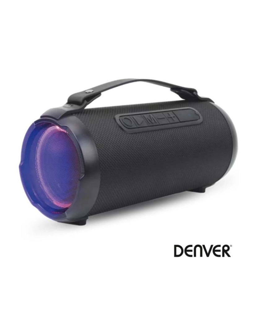 Denver - Coluna Bluetooth Portátil Bat/Mp3/Usb/Aux/Sd          