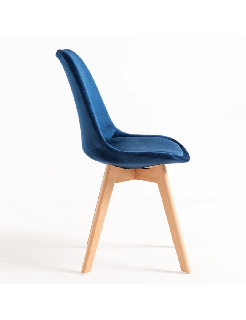 imagem de Cadeira Synk Veludo - Azul4