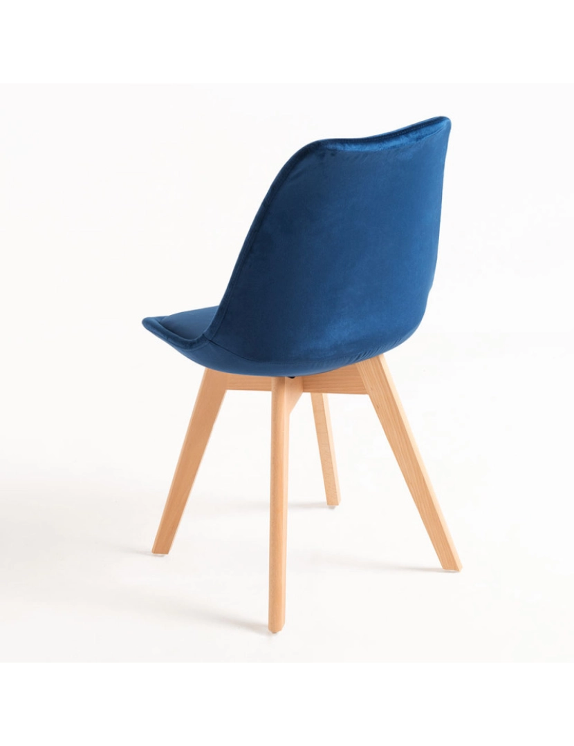 imagem de Cadeira Synk Veludo - Azul5
