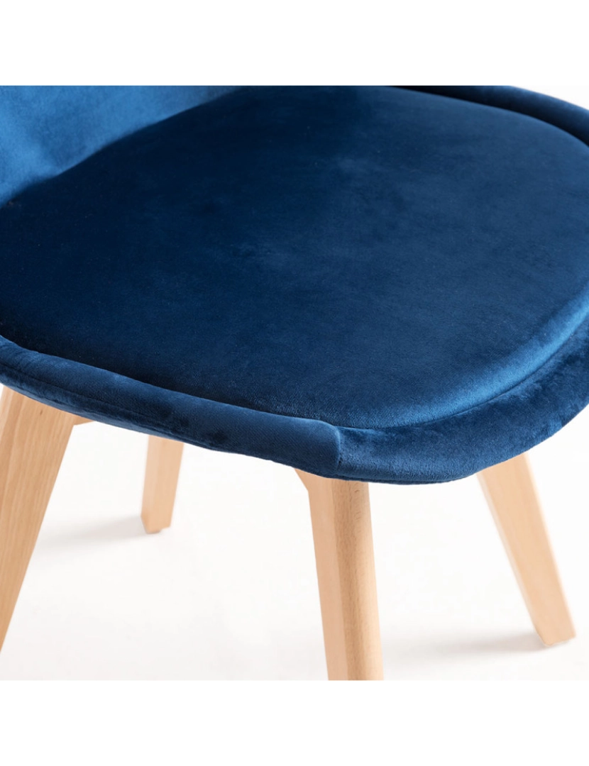 imagem de Cadeira Synk Veludo - Azul7