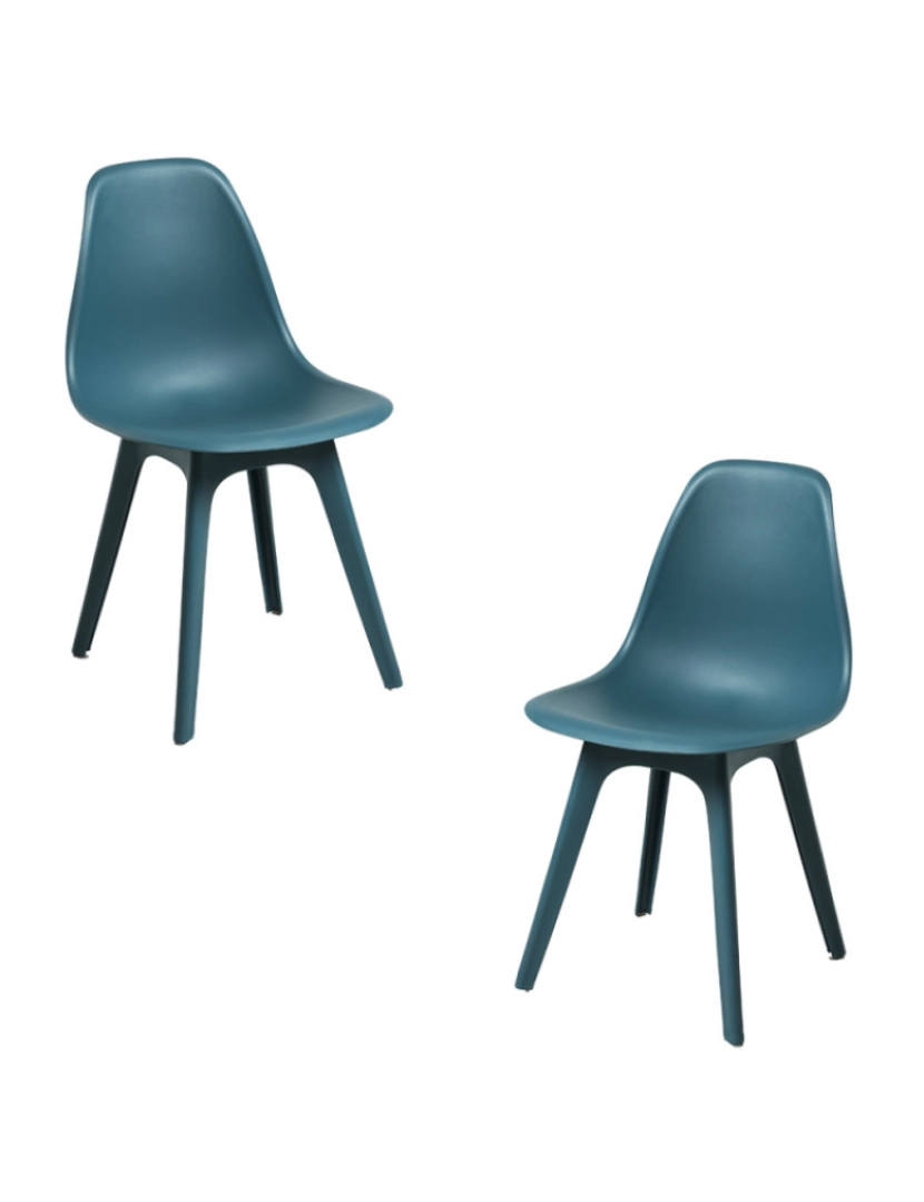 Presentes Miguel - Pack 2 Cadeiras Kelen Suprym - Verde-azulado