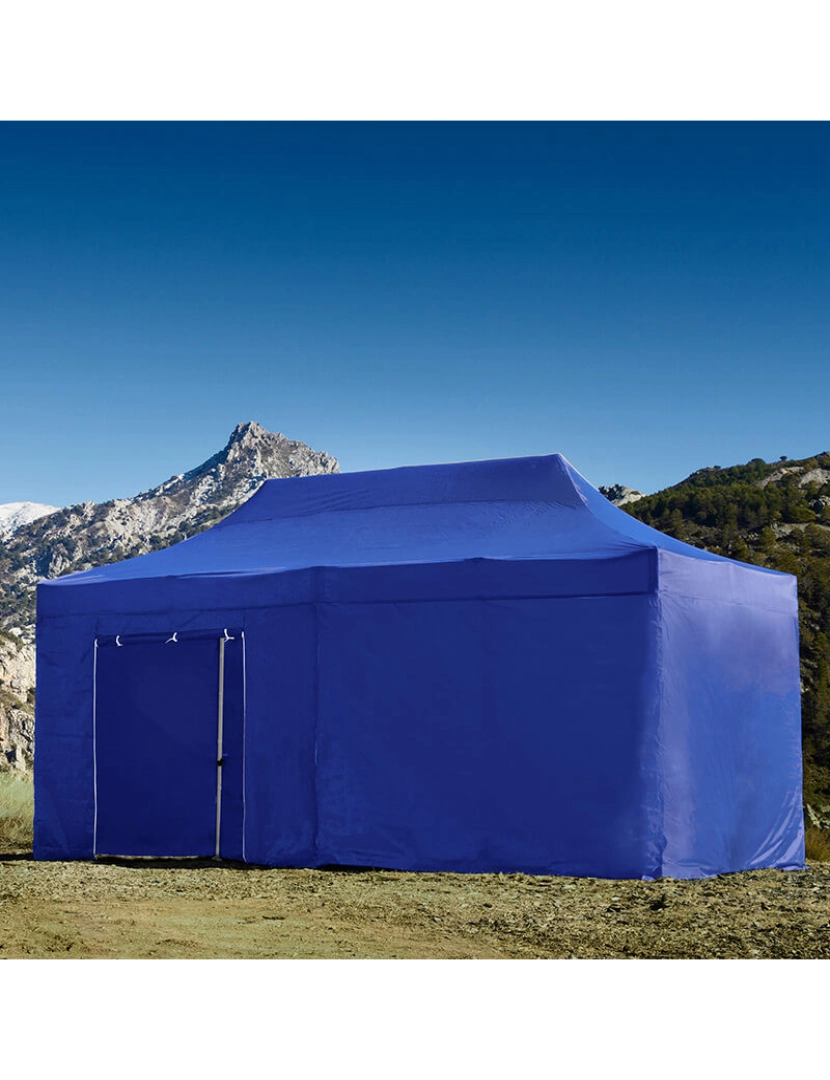 Presentes Miguel - Tenda 3x6 Master (Kit Completo) - Azul