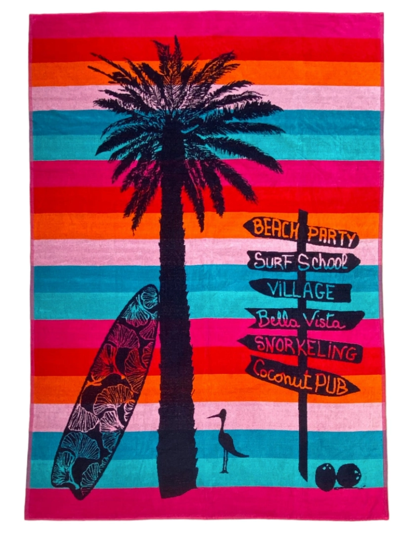 Le Comptoir De La Plage - Toalha de praia Velours Jacquard Lumbika 140X180 400G/M2