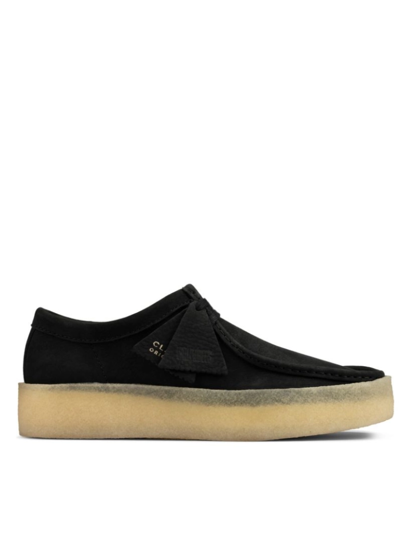 Clarks  - Wallabee Cup Black Nubuck