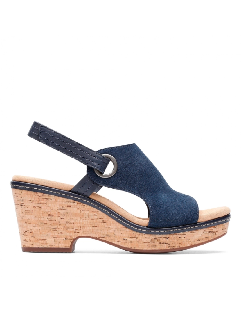 Clarks  - Giselle Sea Navy Suede