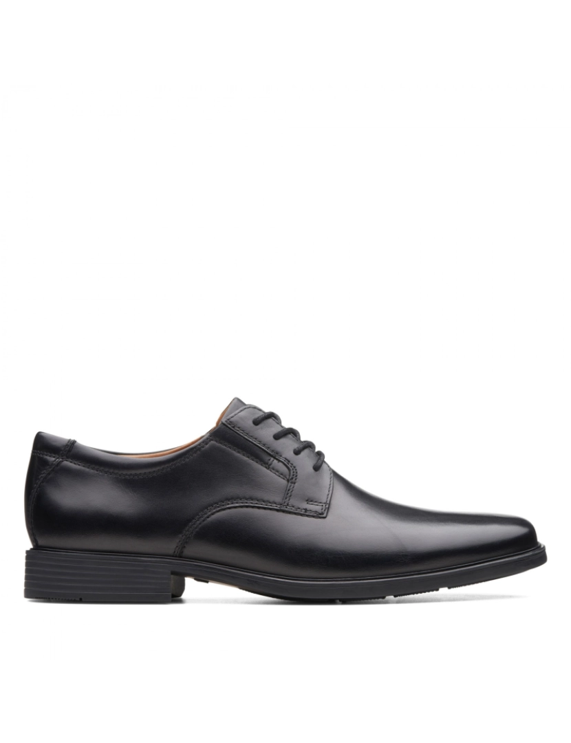 Clarks  - Tilden Plain Black Leather