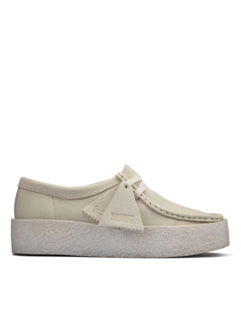 Clarks  - Wallabee Cup White Nubuck