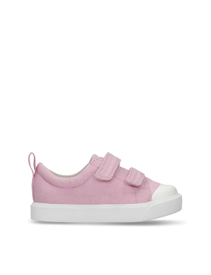 Clarks  - City Bright T Pink Canvas